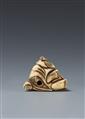 An ivory netsuke of Gama Sennin. Late 18th century - image-5