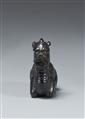 A blackwood netsuke of a seated kirin. 19th century - image-3