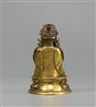 Bodhisattva. Feuervergoldete Bronze. Sinotibetisch, Qing-Zeit, 17./18. Jh. - image-2