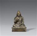 A bronze figure of a Gelugpa lama. Tibet, 17th/18th century - image-1