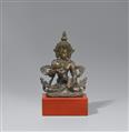 A bronze figure of Vajrasattva. Sino-Tibetan, 18th/19th century - image-1