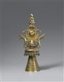 Teil eines Stupas. Bronze. Tibet, 14. Jh. - image-1