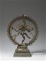 A large copper alloy figure of Shiva nataraja. Southern India. 19th century - image-2