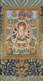 A fine Tibetan thangka of Dharmadhatu Vagishvara Manjushri. 18th century - image-1