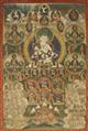 A thangka of Vajrasattva. Tibet, 19th century - image-1