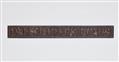 A rare cast iron ruler with Classical frieze motifs - image-1