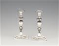 A pair of small Berlin silver candlesticks - image-1