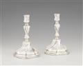 A pair of late Baroque Berlin silver candlesticks - image-1