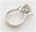An 18kt white gold and 2.31 ct brilliant-cut diamond solitaire ring - image-2
