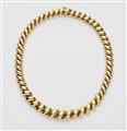 An Italian 18k gold moulded chain necklace. - image-1