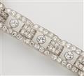 A platinum and diamond Art Déco bracelet. - image-2