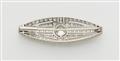 An Art Deco platinum and diamond brooch. - image-2