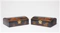 A pair of Japanese style lacquer wig cases - image-2