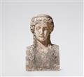 Marble bust of a double-faced caryatid - image-2