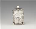 An Augsburg parcel gilt silver beaker and cover - image-3