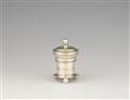 An Augsburg parcel gilt silver ointment jar - image-1