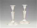 A pair of Frankfurt silver candlesticks - image-1