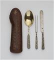 An Augsburg silver travel cutlery set - image-1