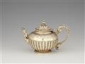A Sneek silver gilt teapot - image-1