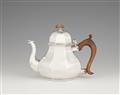 A George I silver teapot - image-1