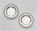 A pair of George III silver plates by Paul Storr - image-1