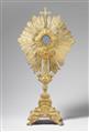 A large Neoclassical silver gilt monstrance - image-2