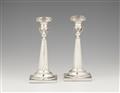 A pair of Hirschberg silver candlesticks - image-1