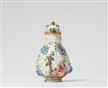A Meissen porcelain coffee pot with hydrangea relief - image-4