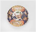 A round Meissen porcelain butter dish with brocade motifs - image-2