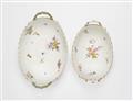 Two Meissen porcelain baskets with floral decor - image-1