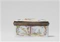 A Meissen porcelain snuff box with ruins - image-4