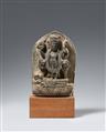 A Nepalese stone stele of Vishnu. 17th century or later - image-1