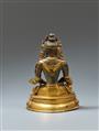 A Sino-tibetan gilt bronze figure of Amitayus. 18th century - image-2