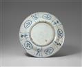 A blue and white 'kraak' charger. Ming dynasty, 17th century - image-2