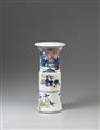 A wucai beaker vase. Kangxi period (1662-1722) - image-2