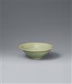 A carved celadon bowl. Korea. Goryeo dynasty, 12th/13th century - image-1
