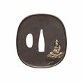 An iron tsuba. 19th century - image-1