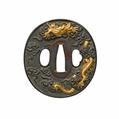 A shibuichi tsuba. Late 18th/early 19th century - image-1