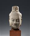 A Baphuon style head of Lokeshvara. Cambodia - image-1