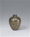 An etched silver and brass vase. 20th century - image-1