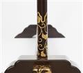 A black lacquer kimono stand (iko). 20th century - image-5