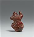 A Nagoya/Gifu wood netsuke of a Ranryô-ô dancer. 19th century - image-2