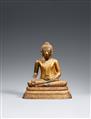 Buddha Shakyamuni. Bronze, über Schwarzlack vergoldet. Thailand, Ratanakosin. 19. Jh. - image-1