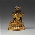 Vajradhara. Bronze, feuervergoldet. Tibet, 15. Jh. - image-2