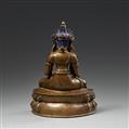 Bodhisattva Avalokiteshvara. Gelbliche Bronze. Möglw. 16. Jh. - image-2