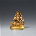 Jambhala. Bronze, feuervergoldet. 19./20. Jh. - image-1