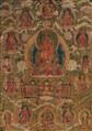 A Tibetan Thangka of Buddha Amitayus. 19th century - image-1