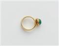 A German emerald cabochon ring. - image-2
