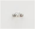 An 18k white gold and 1.97 ct brilliant-cut diamond solitaire ring. - image-1