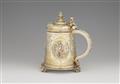 A museum-quality Augsburg silver gilt tankard - image-1